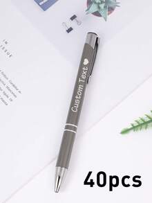 1-320pcs Custom Pens Ballpoint With Name,Back To School Supplies For Kids,Personalized Business Engraver Pens Ballpoint,Customized Gel Pens,Customizable Teacher Pens,Pens Ballpoint Smooth Writing Pens,Modern,Cute,Suitable For Birthday Gifts,Teachers' Day,Wedding,Office,Ideas Gifts For Him/Her,Friends,Workers,Teacher,Coworkers,Bridal,Warm Ambience,Fall Decor