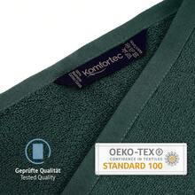 Komfortec Set Of 8 Hand Towels 100% Cotton, 4 Bath Towels 70 X 140 Cm And 4 Hand Towels 50 X 100 Cm, Terry Cloth, Soft, Towel, Large, Anthracite Grey/Blossom Pink - Dark Green - View 6