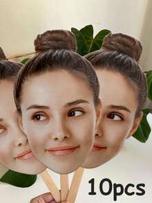 1/5/10pcs Customized Portrait Photo Prints - Personalized Big Face Cutouts, Custom Face Printing - Ideal For Birthday, Bachelor Party, Holiday Gatherings - Great For Party Decor, Photo Props, Fun Gifts - Suitable For Friends, Family, Party Hosts, Big Head Style - Suitable For Birthday, Bachelor Party, Holiday Events - Excellent Photo Props, Party Decor, Fun Gifts - Suitable For Hosts, Friends, Celebration Enthusiasts