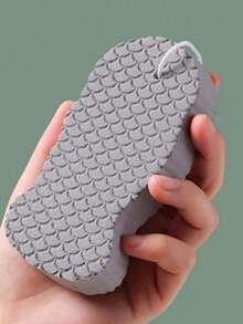 1pc Painless Exfoliating Sponge For Body Scrub, Grey