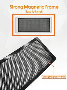 2/4pcs Floor Register Vent Covers - Sticky, Anti-Insect & Anti-Clogging Air Vent Mesh Screen For Home Floor/Wall/Ceiling Air Vent Filters