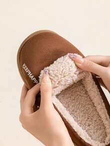 Men's Autumn/Winter Plush Warm Comfortable Slippers