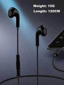 120厘米批发USB Type C入耳式有线耳机手机耳机带麦克风音乐耳机多种款式可供选择