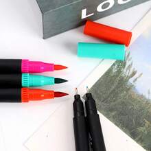 12/24/36/48/80/120 قلم تلوين مائي ملون، أقلام تحديد قابلة للغسيل بطرف ناعم، أقلام تلوين مائي متعدد الألوان، أقلام تلوين مائية على أساس الماء، هدية عيد، لوازم فنية