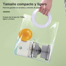 Exprimidor Portátil Inalámbrico de Alta Eficiencia, Extractor de Jugo Sin Residuos - Verde - Ver 3