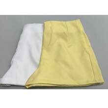 New Fashion 2025 Tailored Social Shorts Kit - 黃白色 - 查看 2