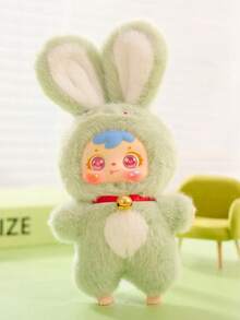 Lucky Rabbit Treasure Paradise Box, Vinyl Plush Pendant, Ula Weather Series Box Keychain, Kawaii 1 Of 9 Possible Mystery Collectible Cute Soft Animal Charm Birthday Gift - Multicolor - View 7