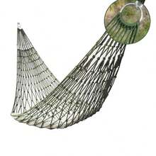 1 Packung Outdoor Reise Camping Sport Hängematte, Tragbare Outdoor Sport Camping Reise Hängematte geeignet für Reisen, Camping, Garten und Hinterhof, leicht, tragbar und einfach zu installieren