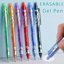 Colorful Erasable Ballpoint Pens 0.5mm Fine Tip Smooth Writing Retractable Pens With Ergonomic Oval Barrel Ideal For School Office High Quality Gift For Students Teachers Unique Gel Ink Pens For Notes Documents Back To School