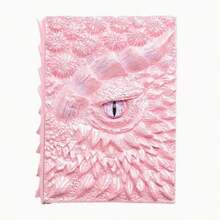 1pc 3D Longan Embossed Dragon Diary Writing Notebook Men/Women Handmade Travel DiaryNotebook For Gragon Enthusiasts Resin Carving Notebook Blank Paper 120 Sheets 240 Pages - Multicolor - View 9