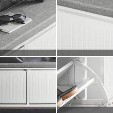 SoBuy Shoe Bench FSR98-XL-W - White - View 11