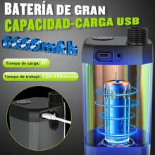 Regadera Portatil Recargable, [Larga Duración] Spopal 6000mAh Regadera Camping Electrica con Pantalla LED, 4 Modos de Pulverización, Ducha Portatil IPX7 Impermeable para Senderismo, Viajes, Coche - blanco - Ver 6