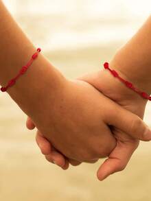 Bộ 24 vòng tay dây đỏ có thể điều chỉnh, vòng tay 7 nút thắt thủ công, vòng tay xếp chồng cổ điển, phụ kiện vòng tay thời trang cho các cặp đôi và bạn bè, vòng tay tình bạn, vòng tay cặp đôi, bộ vòng tay may mắn dây đỏ, bao bì thiệp, thích hợp làm quà tặng hoặc đeo hàng ngày - bộ vòng tay - Xem 9