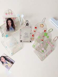 Kpop Photocard Holder, 3 Inch Cute PVC Photo Card Holder Fof Kpop Album Idol Card Credit ID Bank Card - 彩色 - 查看 7