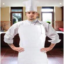 Chef Hat And Apron, Adjustable Size, Unisex, Suitable For Cooking, Grilling, Baking, Machine Washable, Holiday Gift