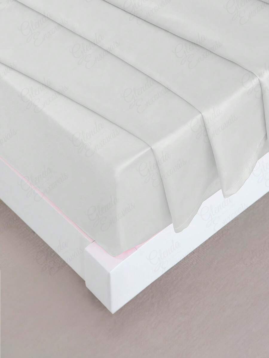 Double Sheet + 1 Pair Of Pillowcases 400 Thread Count Percal Flex - 3 PCS - Blanco - Ver 1