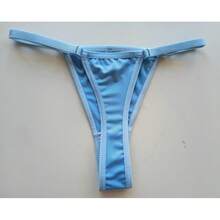 Kit Of 10 Microfiber Thong Panties With Side Adjustment - Nhiều màu - Xem 5