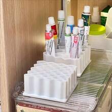 Hộp đựng thuốc mỡ phòng tắm đa năng, ngăn đựng kem mềm, giá đựng phân loại thuốc mỡ hình ống gia đình - Nhiều màu - Xem 8