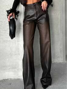 SQUALO Jeans con rayas para mujer, jeans desgastados de color azul