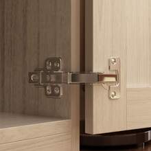 FUFU&GAGA Corner Wardrobe Armoire With Frosted Glass Doors, L-Shaped Closet Cabinet With Shelves And Hanging Rail For Bedroom - 暖白色 - 查看 8