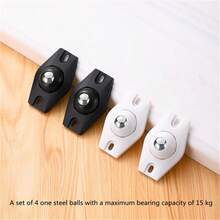 4pcs Swivel Casters Wheels, Adhesive Roller Furniture Casters, Quiet Movable Small Wheels For Furniture And Appliances