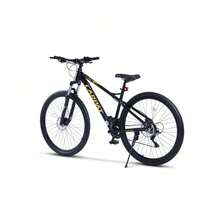 Bicicleta todoterreno de 29 pulgadas con 21 velocidades, frenos de disco hidráulicos, cuadro rígido de aluminio, horquilla de suspensión, para adultos (175-190 cm)