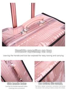 غطاء شفاف للحقائب، خطاف واسع وحلقة سميكة مقاومة للتآكل ومقاوم للماء لغطاء حقائب السفر - غطاء شفاف من البي في سي للحقائب - كم واقي بلاستيكي مقاوم للماء للحقائب والحقائب، اكسسوار سفر مناسب للحقائب من 18 إلى 30 بوصة