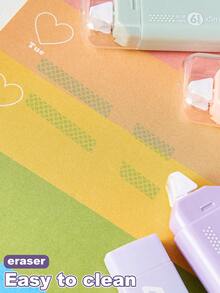 6 PCS Dot Glue Tape Roller - Removable Repositionable Adhesive For Scrapbooking, Photos, Wall Decor - No Residue Strong Hold Crafting Tape,For Crafts, Scrapbooking, Photos, School, Office Supplies, No Residue & Quick Dry - Sets - View 5