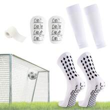 1 set jambiere fotbal, jambiere non-sportive, apărători de tibie fotbal, bandaj sportiv, set echipament teren