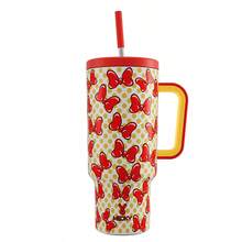 40oz/1.2L Handled Straw Insulated Tumbler, Vacuum Insulated Water Bottle With Straw Lid, Stainless Steel Insulated Travel Mug, 100% Leak Proof, Keeps Cold For 34 Hours Or Hot For 10 Hours