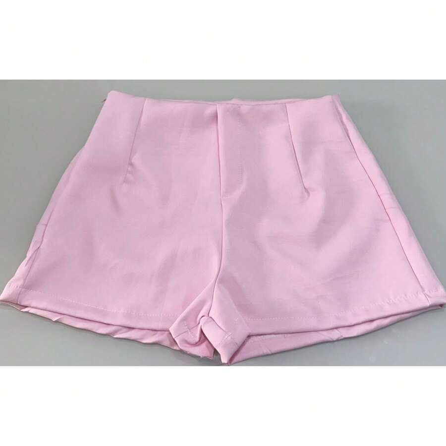 Women's Tailored Shorts New Fashion 2025 - MÀU HỒNG NHẸ - Xem 1
