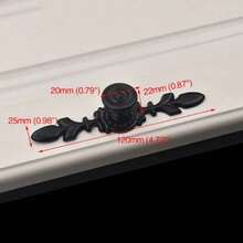 1 Stück Europäischer Stil Einzelloch Zugring Runder Schrankhgriff, geeignet für moderne minimalistische Nachttische, Kleiderschränke, Weinschränke, Schubladen, Schränke