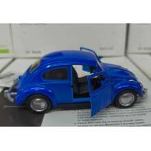 Carrinho Fusca Ferro Fricção Metal Miniatura Brinquedo equipe