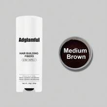 Adglamful 30g Hair Fiber Powder With Air Pump Dispenser - 2-In-1 Air Pump & Bottle, Precise & Even Powder Dispersion, Instantly Thickens Hair, Quick 30-Second Styling, Weightless Volumizing For Thinning Hair, Natural Look