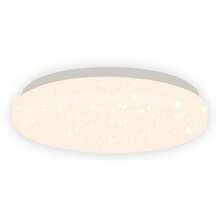 homefire Deckenlampe LED Deckenleuchte Schlafzimmer 21cm Schlafzimmerlampe Sternenhimmel 15W 3000K Flurlampe Rund Küchenlampe Warmweiß Küche Deckenbeleuchtung Sternendekor für Flur Kinderzimmer