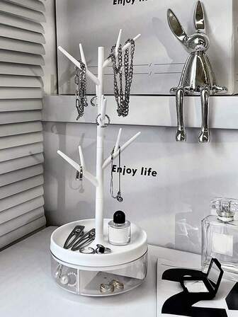 1 件大容量可拆卸珠宝塔收纳盒