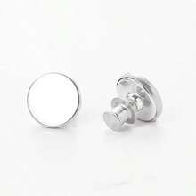 32 pièces Crochet magnétique en métal moderne, convient pour les rideaux, boucle magnétique murale facile à installer, utilisé pour les rideaux de douche, l'étanchéité des coutures, les autocollants muraux et de porte.