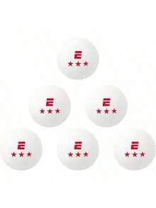 3 Star Ping Pong Balls (Set Of 6) - Table Tennis Balls Ideal For Kids Games, Family Games, And Game Night - 1_ - View 2
