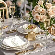 20pcs/40pcs/60pcs/Set,Hen Party Bridal Shower Napkins TeamBride Napkins Polka Dot Table Decoration For Stag Night Bride & Bride Crew/Wedding - White - View 5