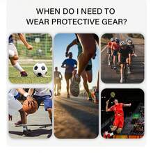 1 双青少年及成人足球护腿板，带蜂窝衬垫的小腿压缩套，腿部支撑护具 - 黑色 - 查看 8