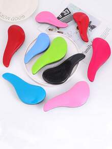 1pc Black TT Comb, Wet & Dry Hair Brush, Plastic Detangling Massage Comb, Anti- Massage Brush, Convenient Portable Colored Comb, Beauty Tool, Suitable For Travel,Brush,Hair Brushes,Edge Brush,Brush Hair,Hair Comb,Comb Hair,Detangling Brush,Ball Brush,Mini Hair Brush,Hair Brush Set,Wooden Comb,Hair Brushcomb,Barber,Hair Tools,Hair Products,Hair Accessories,Brush,Slick Back Brush,Hair Care,Hair Brushes,Brush Hair,Hair Comb,Barber Accessories,Comb Hair,Curly Hair Brush,Travel,Hair Stuff,Detangling Brush,Ball Brush,Mini Hair Brush,Hair Accessories,Curly Hair Products,Hairdressing Equipment,Accessories,Christmas,Barbershop,Barber Accessories, Hair Accessories, Hairdressing,Wooden Comb, Comb, Slick Back Brush, Hairbrush, Edge Brush, Brush Hair, Hair Comb, Hair Brush Set, Comb Hair, Mini Hair Brush, Detangling Brush,Hair Products, Hair Tools, Hair Stuff, Hair Care, Curly Hair Brush, Barber, Barber Accessories, Hairdressing Equipment - Black - View 3