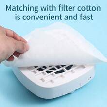 Upgraded Powerful Nail Dust Collector, Suitable For Acrylic Nail, Nail Dust Extractor Fan, Nail Cleaning Device - Strong Dust Removal Vacuum, Low Noise