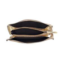 时尚百搭斜跨方形包手拿包 - 金色 - 查看 8