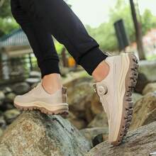 Men's Rotating Buckle Waterproof Sports Shoes | Slip-Resistant, Durable Outdoor Hiking Shoes | One-Click Slip-On Ease (Lifesaver For Lazy Days) Tech-Enhanced Casual Shoes | A Hidden Gem – Essential For Outdoor Adventures And Commuting