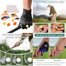 Golf Swing Trainer And Golf Training AidCorrect Posture Golf Club Swing Grip Pad Golf Training Accessories For Outdoor Indoor Sportsgift - Orange - View 8