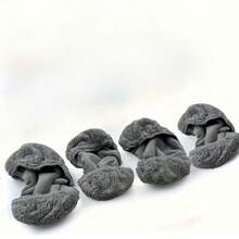 4pcs Reusable Replacement Mop Pads, Super Absorbent And Durable, Suitable For Wet And Dry Flat Mops, Quick Drying, Anti-Staining And Washable, Essential Cleaning Supplies Set - Grey - View 7