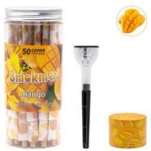 3pcs Set,50pcs King Size Fruit-Flavored Pre-Rolled Cones ,Metal Grinder With Fruit Pattern,Round Filler,Slow Burning,Available In Various Fruit Flavors,Classic Thickness,Rich Fruity Taste,High-Quality Pre-Rolled Cones,Smoking Accessories,Gift For Friends, Mother's Day Gifts,Party Supplies. - Nhiều màu - Xem 6