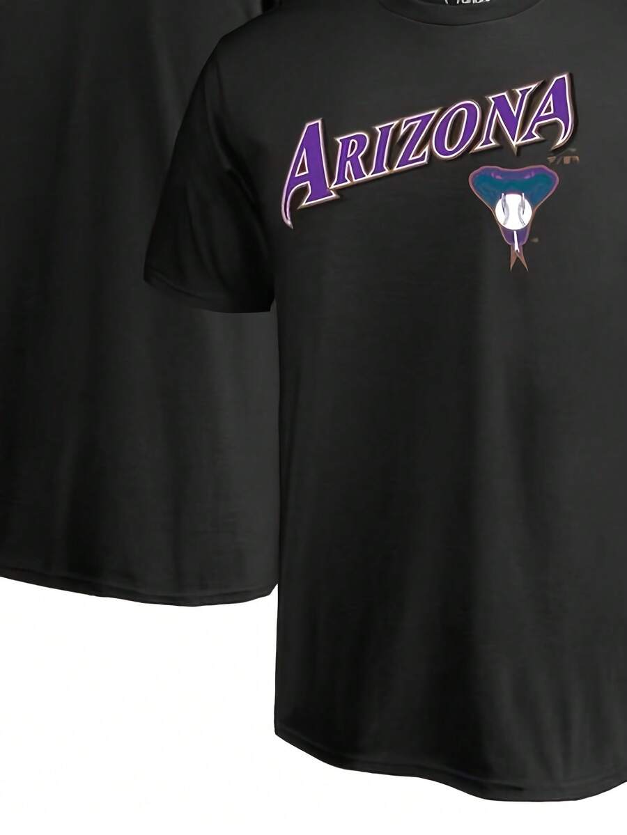 Arizona Diamondbacks Cooperstown Collection Wahconah T-Shirt - Black220G Classic Pure Cotton T-Shirt - The Perfect Combination Of Casual And Sporty Black Top For Both Men And Women, Suitable For Daily Wear And Gym, Is A Warm Gift For Husband And Wife - Đen 5 - Xem 1