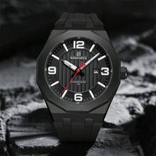 Relógio de Pulso Masculino Moda NAVIFORCE, Marca de Luxo Top de Linha, Impermeável, Original, Calendário, Pulseira de Silicone, Esporte, Militar, Quartzo, Presente Masculino 8079