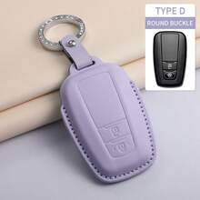 汽车钥匙扣保护套适用于凯美瑞 2024 款卡罗拉 Levin Yaris RAV4 Avalon Prado Land Cruiser 钥匙链钥匙袋卡包保护套适用于女士钱包迷你钱包钱包钱包